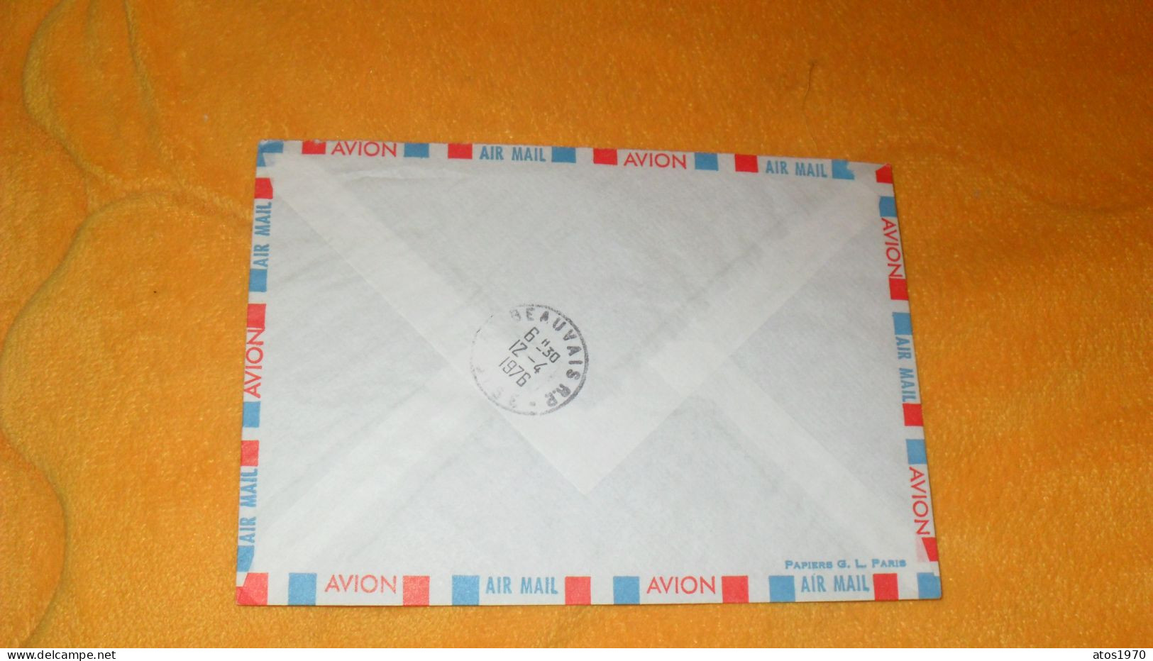 ENVELOPPE DE 1976../ R THN 947 TORSHAVN + CACHETS TORSHAVN POSTVERKID FOROYSKT UTGAVUDAGIN POUR BEAUVAIS + TIMBRES X3 - Briefe U. Dokumente