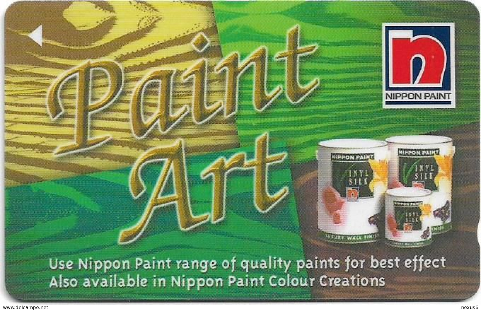 Singapore - Nippon Paint Art Green - 5SNPC - Used - Singapour