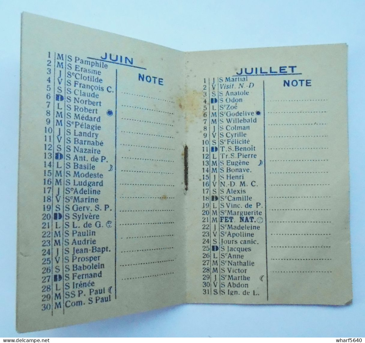 Calendrier / Mini Agenda 1948 Caisse De Secours Union Des Mères Et Veuves De Guerre 1914-18 & 1940 Belgique - Petit Format : 1941-60