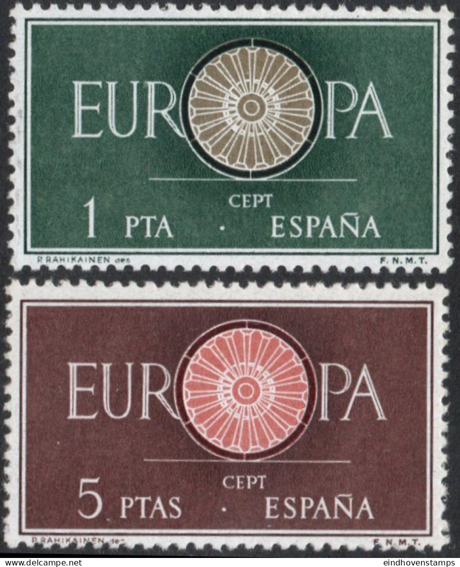 Spain 1960 Cept 2 Values MNH - 1960