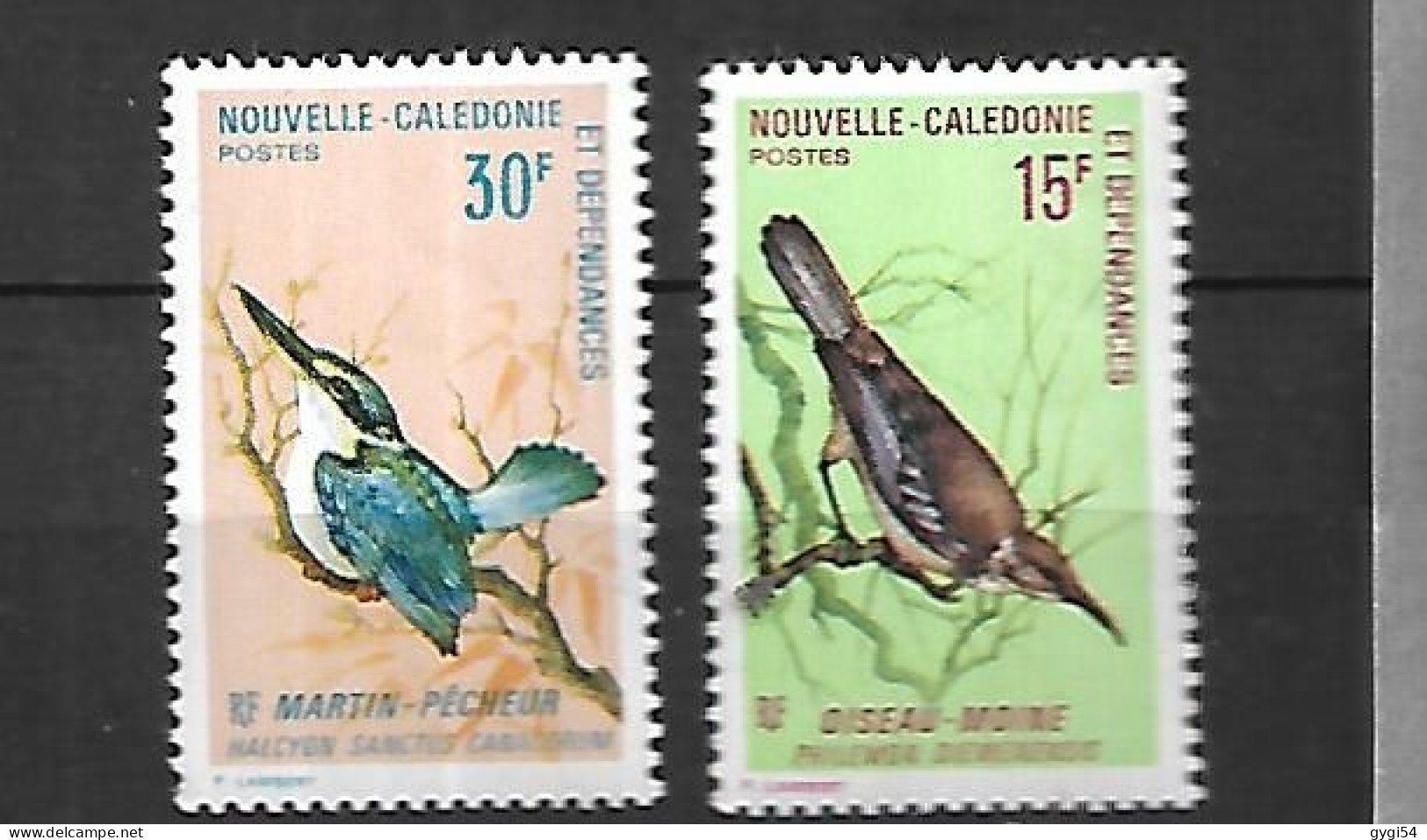 Nouvelle Calédonie  1970  Oiseaux  Cat Yt N° 364, 365     Série Complète ** MNH - Ungebraucht