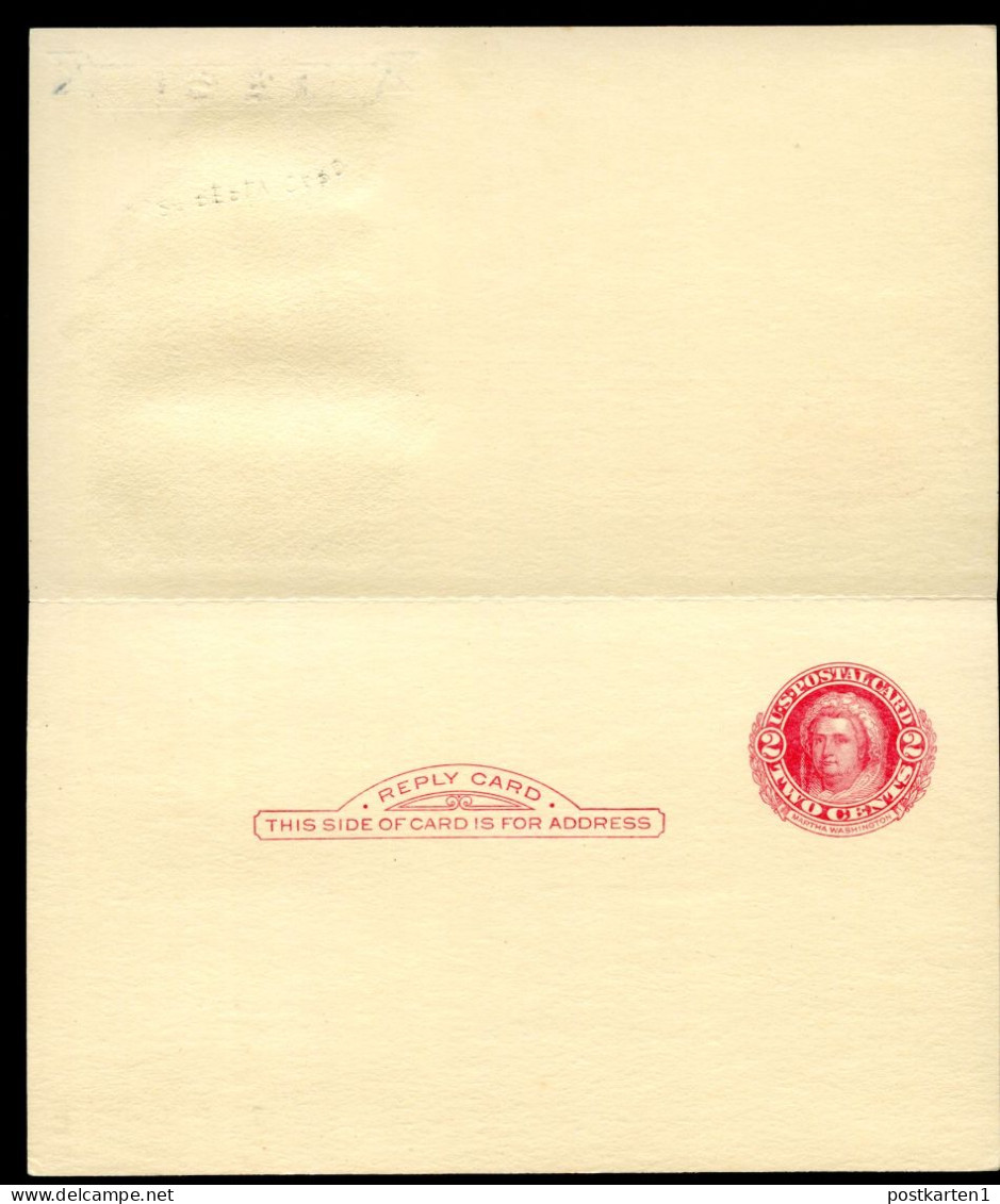 UY13 Type 1 Electrotype Postal Card With Reply FDC ArtCraft 1951 - 1941-60