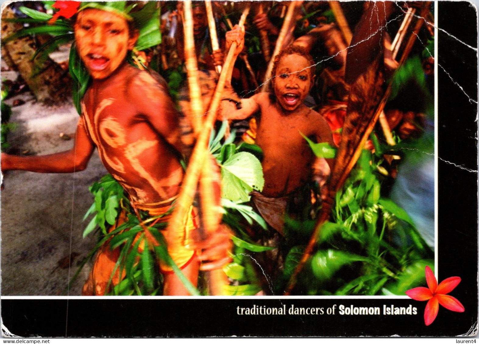 19-1-2024 (1 X 35) Solomon Island Dancer (as Seen On Scan / Not Perfect) - Solomon Islands