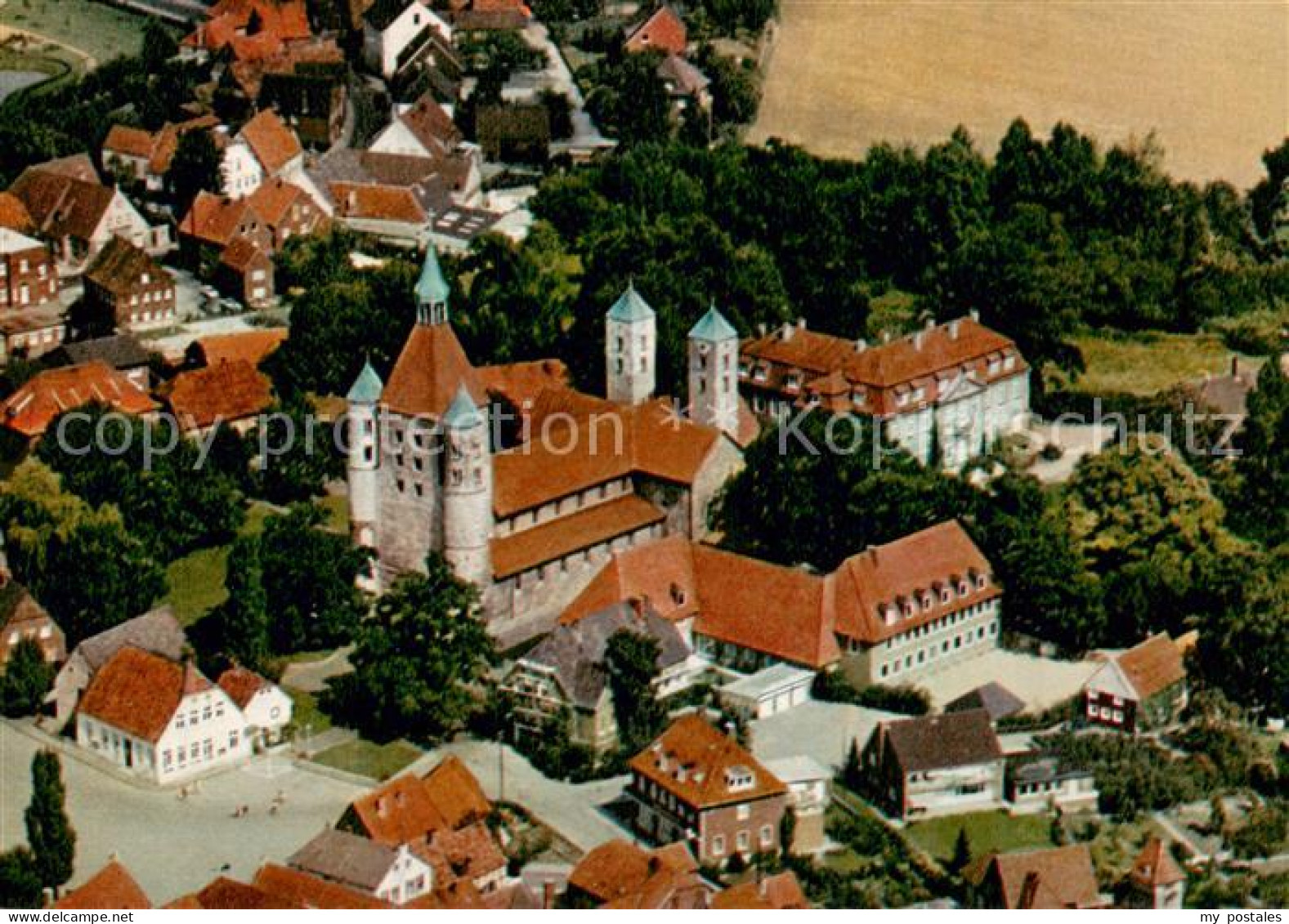 73764575 Freckenhorst Ehem Stiftskirche Mit Kreuzgang Fliegeraufnahme Freckenhor - Warendorf