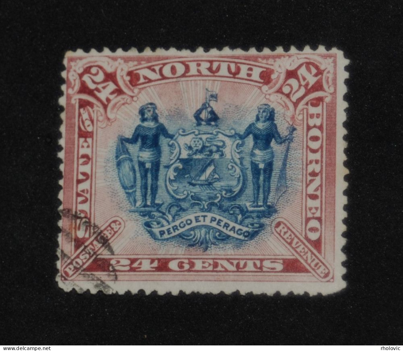 NORTH BORNEO 1894, Coat Of Arms, Mi #57, Used - Bornéo Du Nord (...-1963)