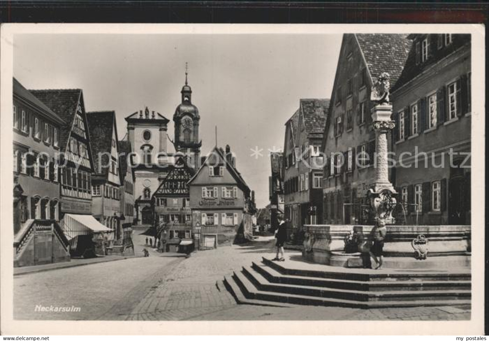 72145218 Neckarsulm Marktplatz Brunnen Neckarsulm NZ3 - Neckarsulm