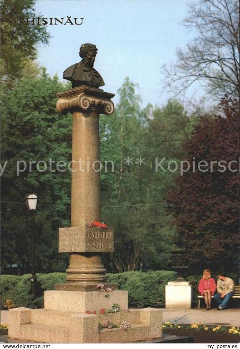 72138971 Chisinau Kichinev Denkmal Bueste Chisinau Kichinev - Moldavie