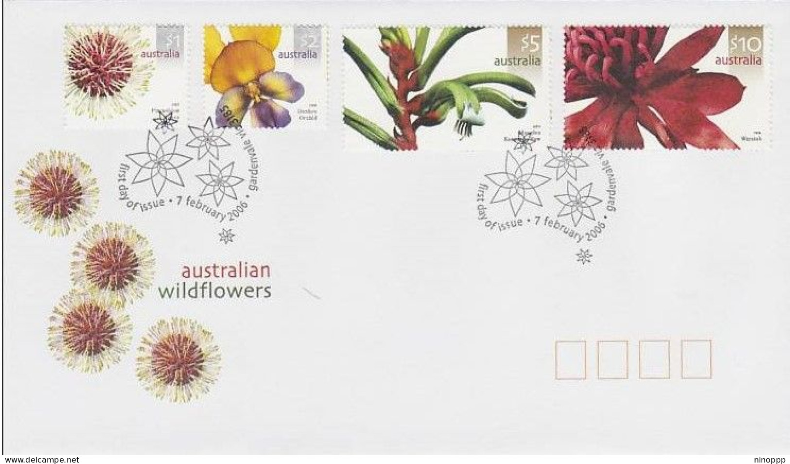 Australia 2006 Australian Wildflowers FDC - Marcophilie