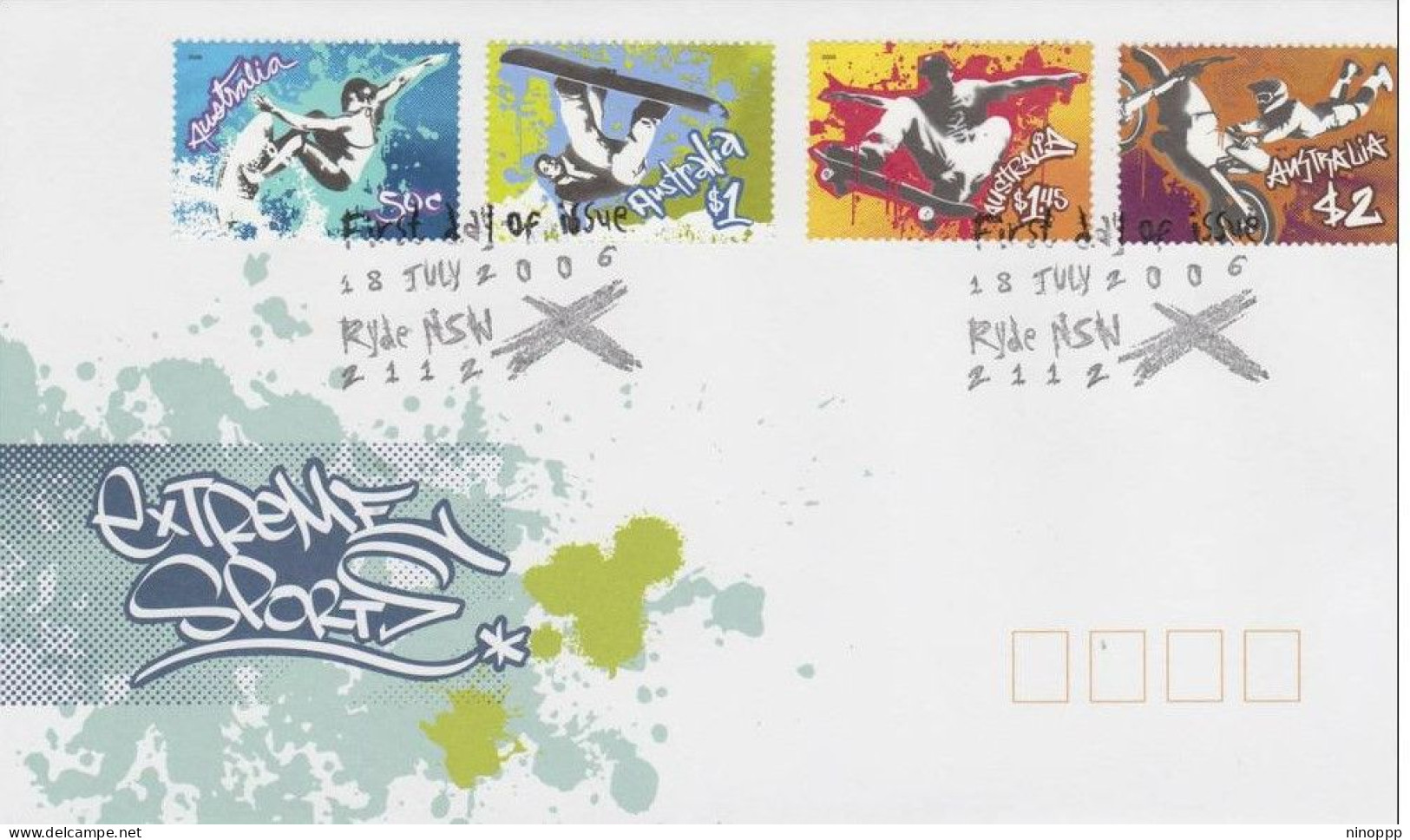 Australia 2006 Extreme Sports FDC - Marcophilie