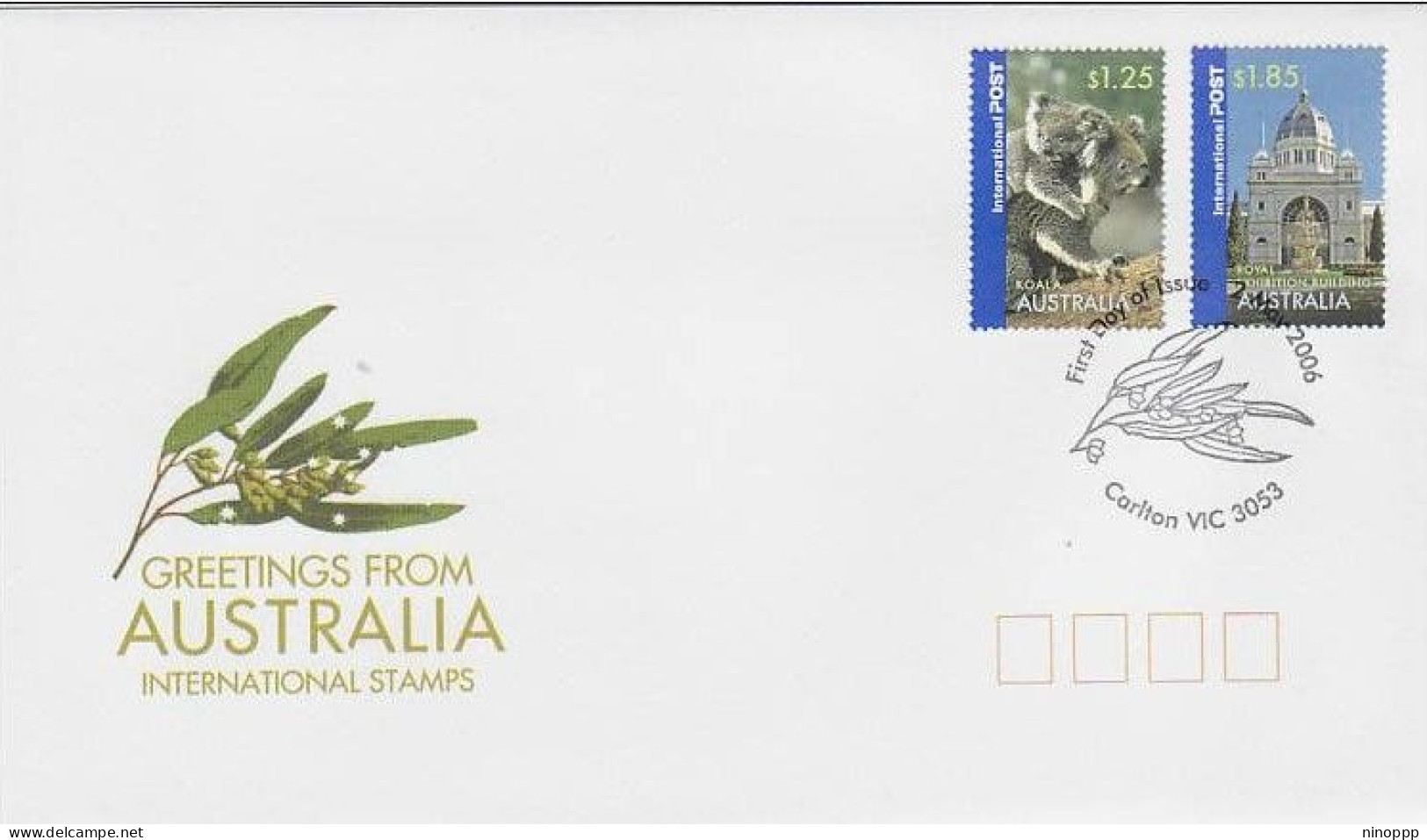 Australia 2006 Greetings From Australia FDC - Marcophilie