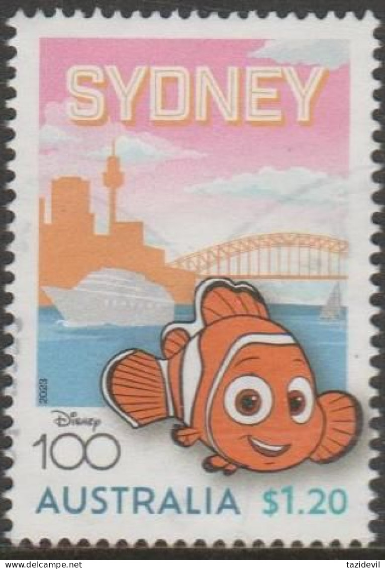 AUSTRALIA - USED 2023 $1.20 Disney 100 Years - Nemo - Sydney - Gebraucht