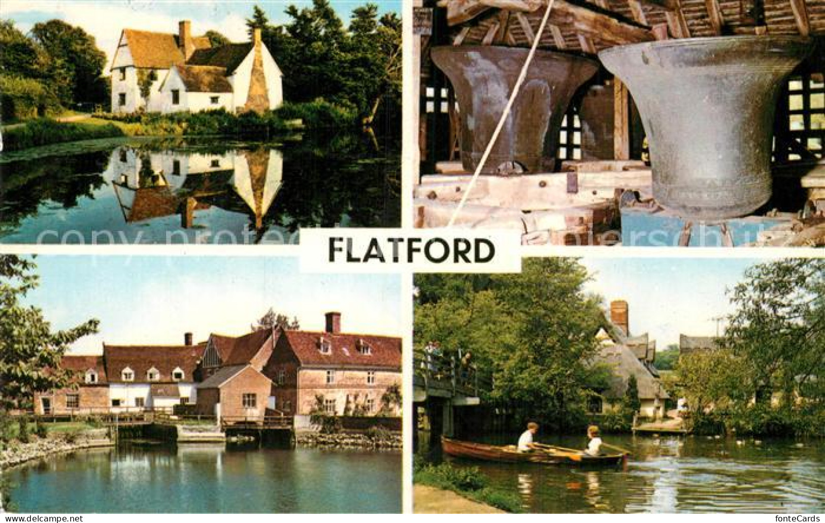 72989556 Flatford Willie Lotts Cottage Bell Cage East Bergholt Church Flatford - Sonstige & Ohne Zuordnung