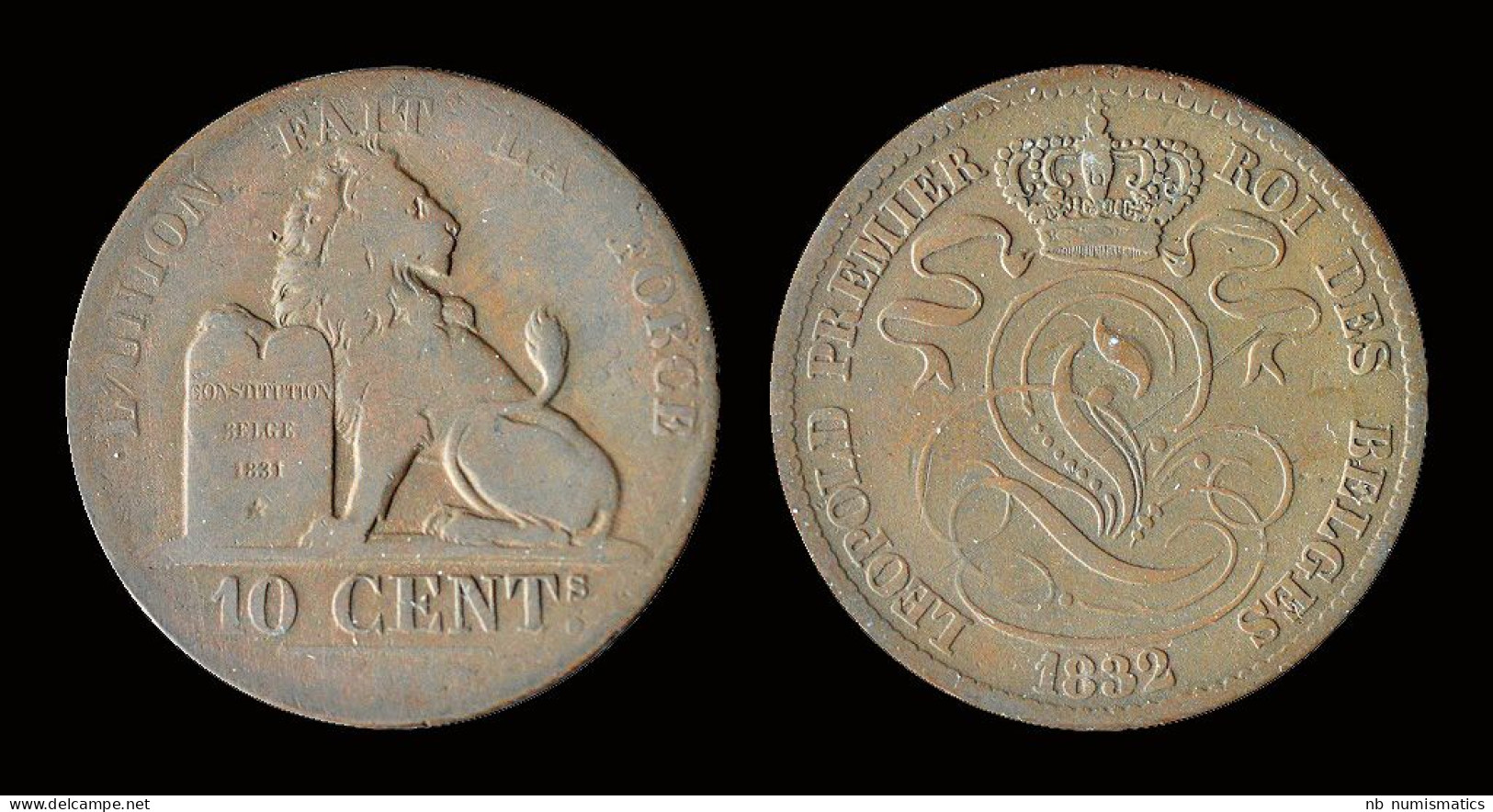 Belgium Leopold I 10 Centiem 1832 - 10 Centimes