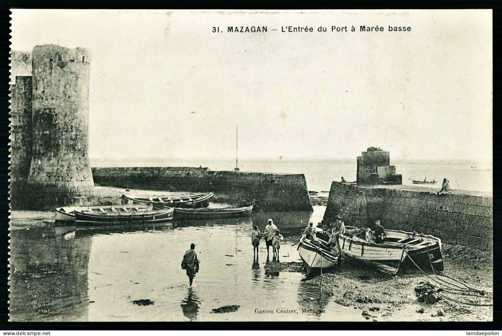 A67  MAROC CPA MAZAGAN - L' ENTRÉE DU PORT A MARÉE BASSE - Colecciones Y Lotes