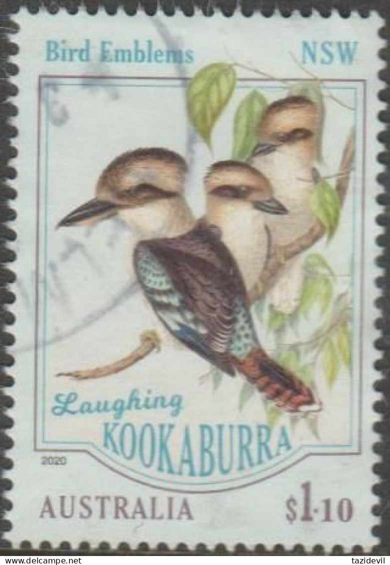 AUSTRALIA - USED 2020 $1.10 Bird Emblems - Laughing Kookaburra, New South Wales - Gebruikt
