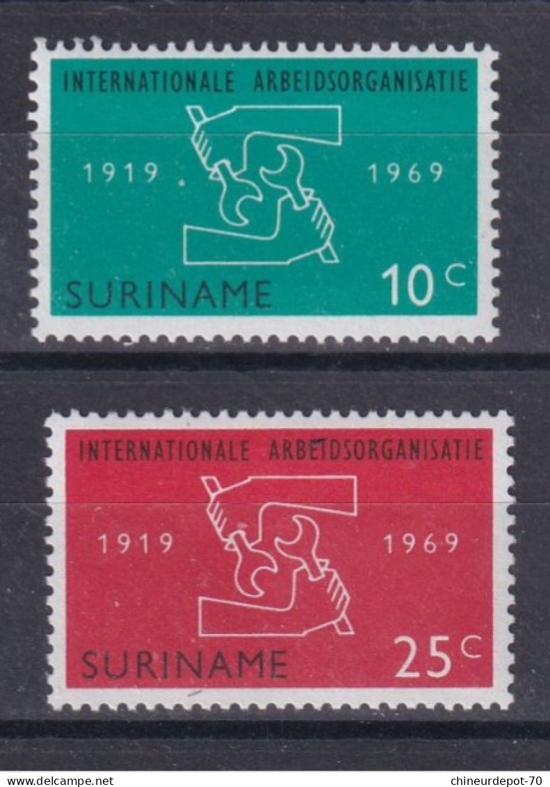 Suriname Surinam Neufs Sans Charnière ** 1969 The 50th Anniversary Of International Labour Organization - Suriname ... - 1975
