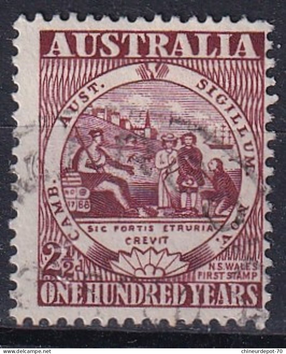 1950 The 100th Anniversary Of The First Australian Postage Stamp - Oblitérés