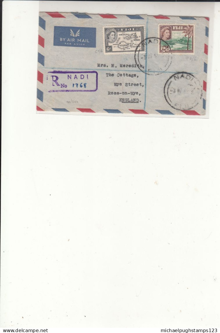Fiji / Airmail / Postmarks / G.B. - Fidji (1970-...)