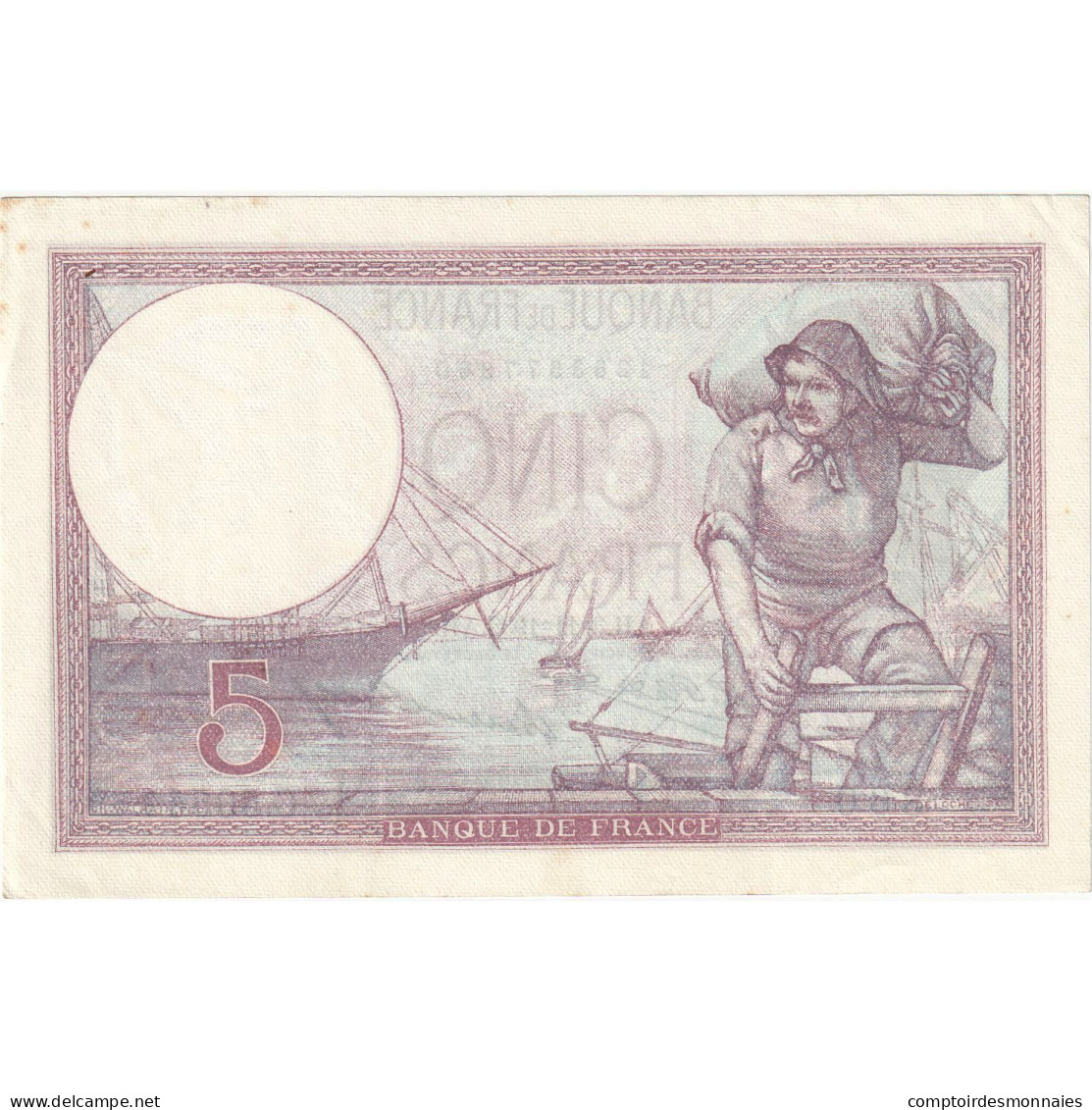 France, 5 Francs, Violet, 1932, C.50544, SUP+, Fayette:3.16, KM:72d - 5 F 1917-1940 ''Violet''