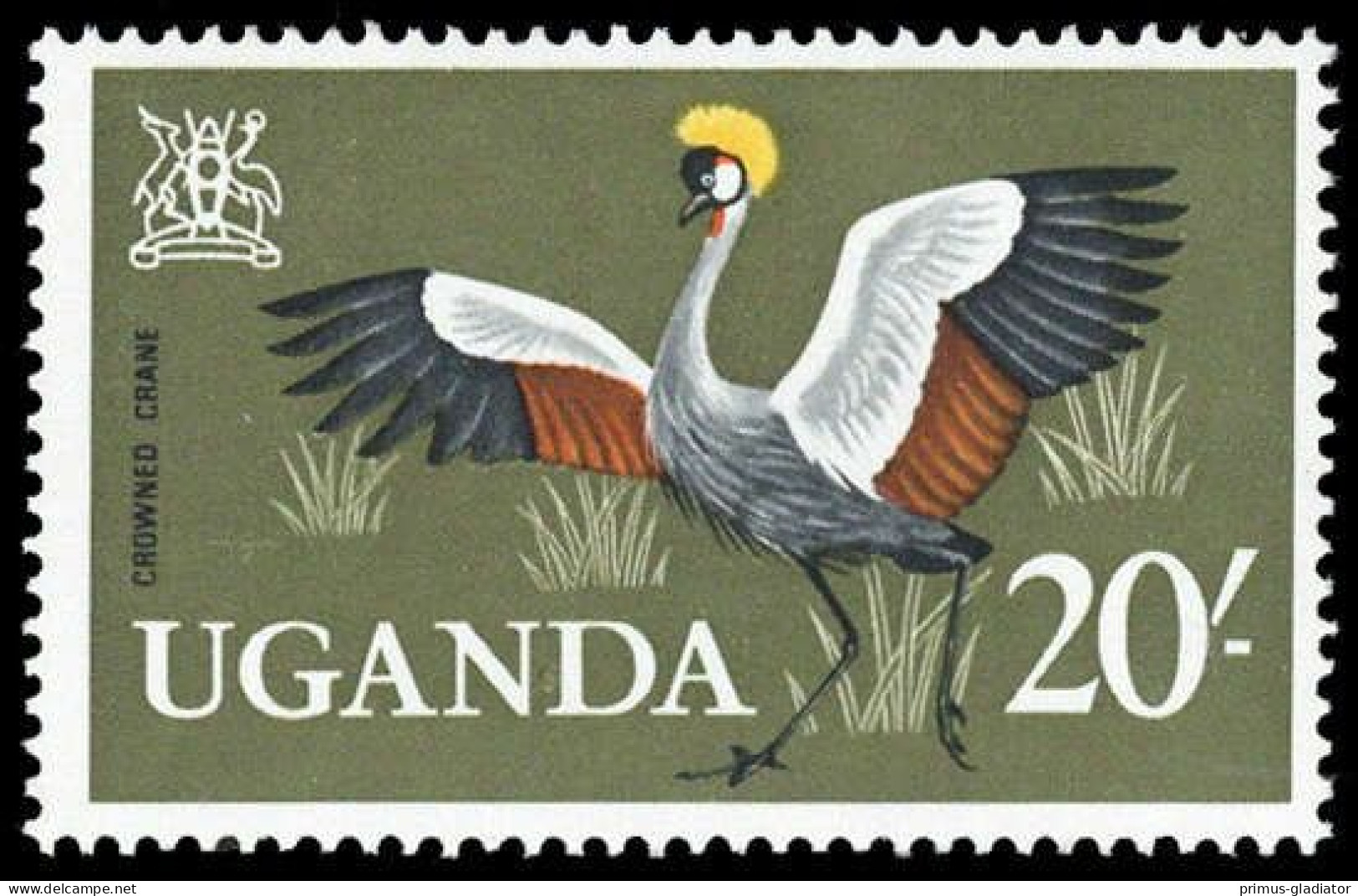 1965, Uganda, 87-100, ** - Ouganda (1962-...)