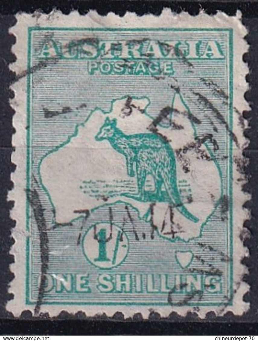 Kangaroo ONE SHILLING - Used Stamps