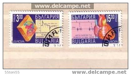 1994 EUROPA -Cept 2 V. - Used(O)  BULGARIA / Bulgarie - Oblitérés