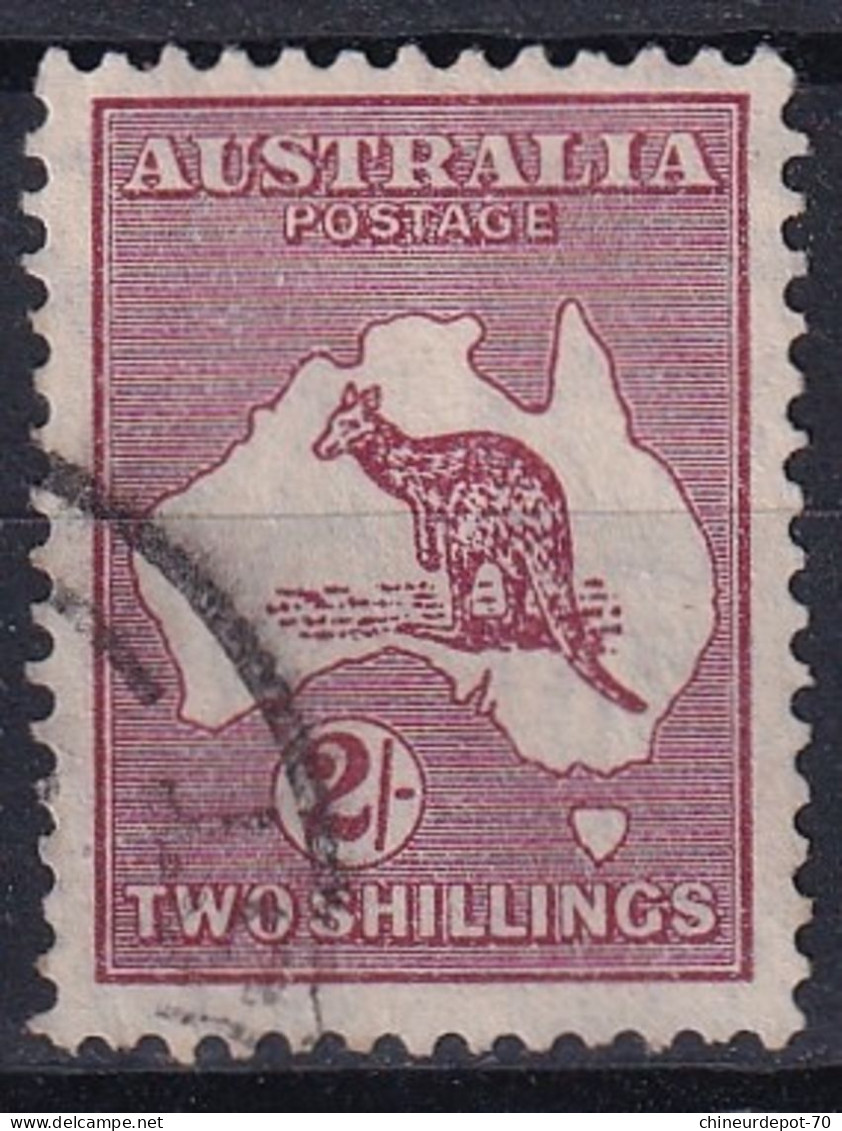 Kangaroo TWO SHILLINGS - Used Stamps