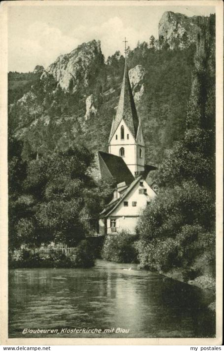 41372025 Blaubeuren Klosterkirche Mit Blau Blaubeuren - Blaubeuren