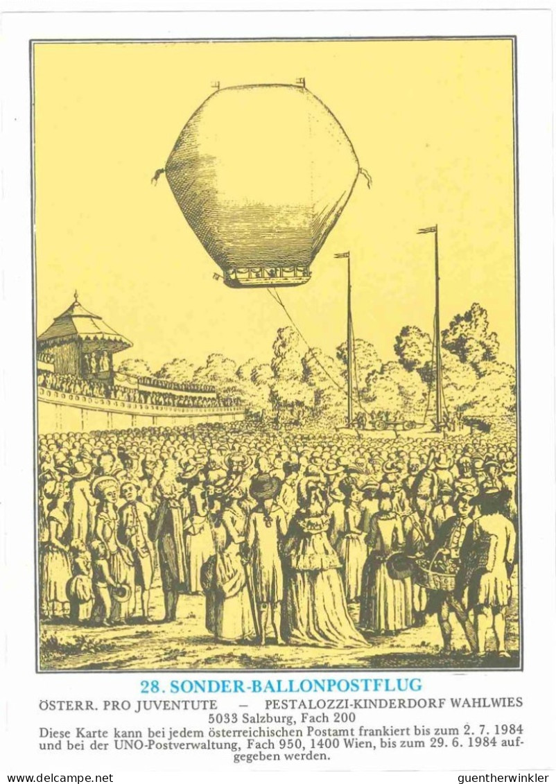 Sonder Ballonpostflug Nr. 28d Der Pro Juventute [SBP28a] - Per Palloni