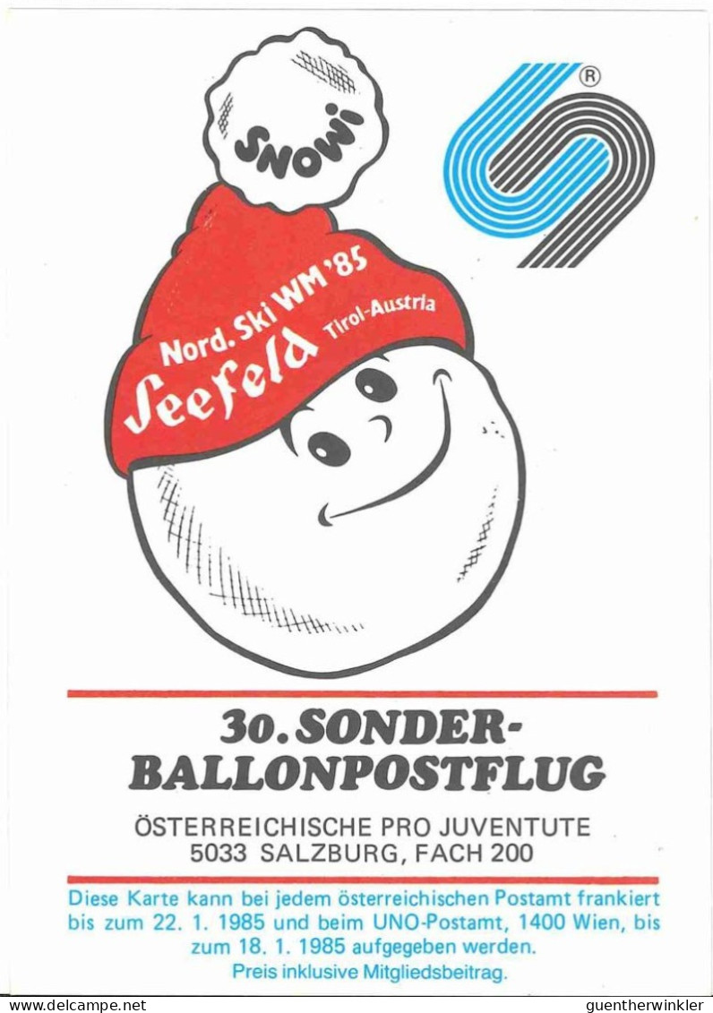 Sonder Ballonpostflug Nr. 30h Der Pro Juventute [SBP30c] - Ballonpost