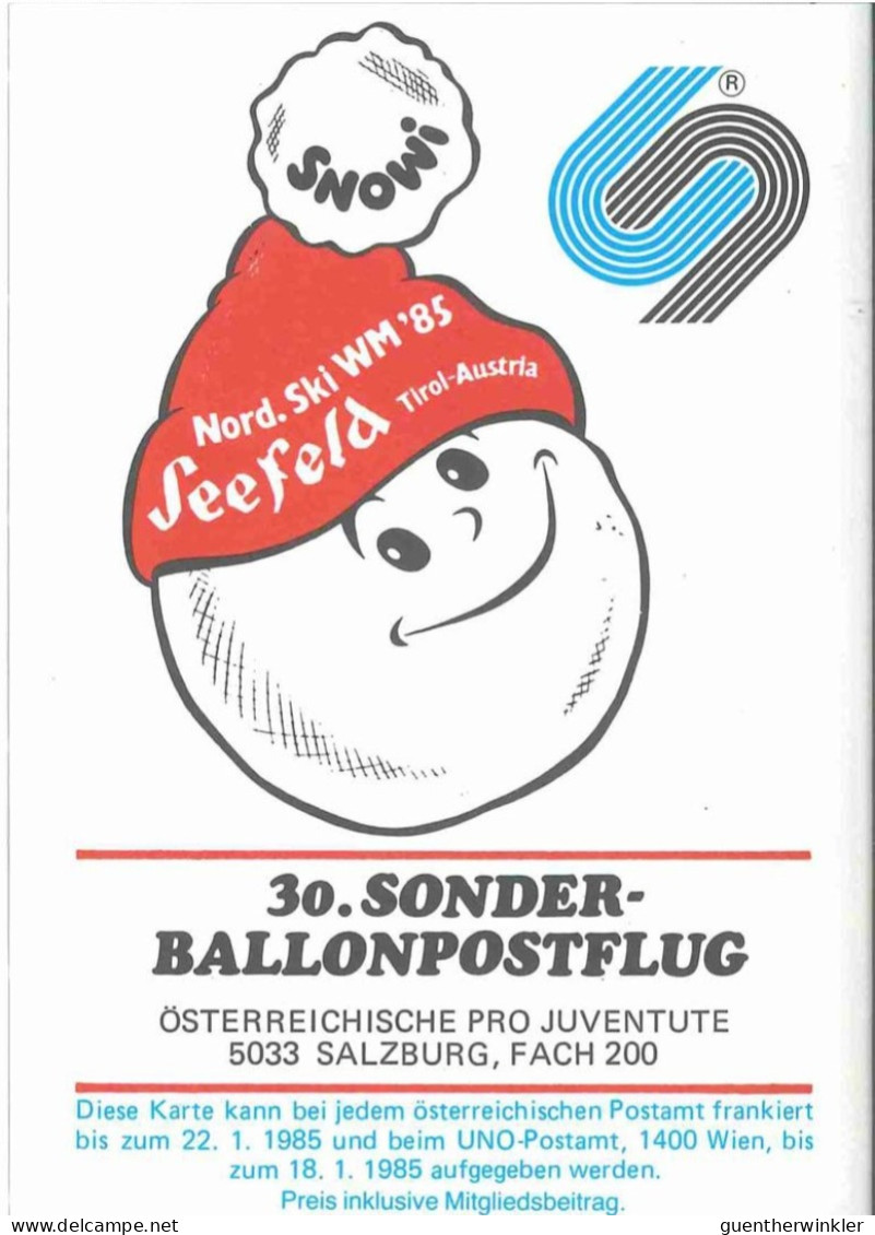 Sonder Ballonpostflug Nr. 30b Der Pro Juventute [SBP30e] - Balloon Covers