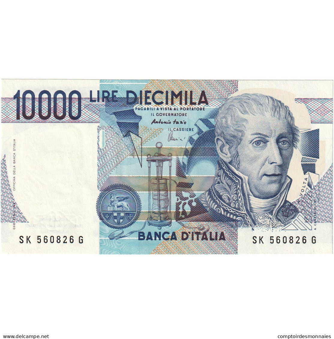 Billet, Italie, 10,000 Lire, 1984, 1984-09-03, KM:112d, NEUF - 10000 Liras