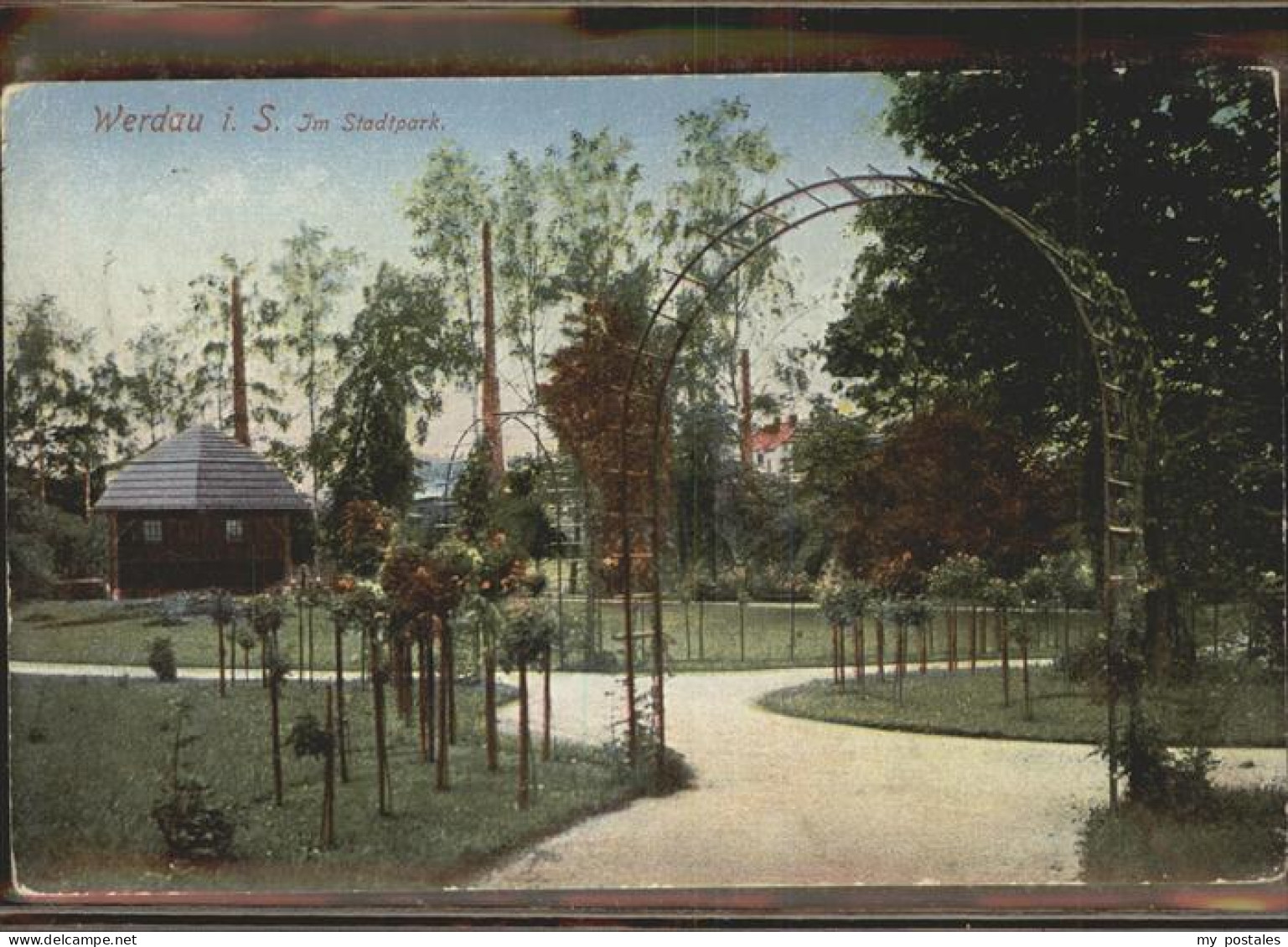 41369285 Werdau Sachsen Stadtpark Werdau - Werdau