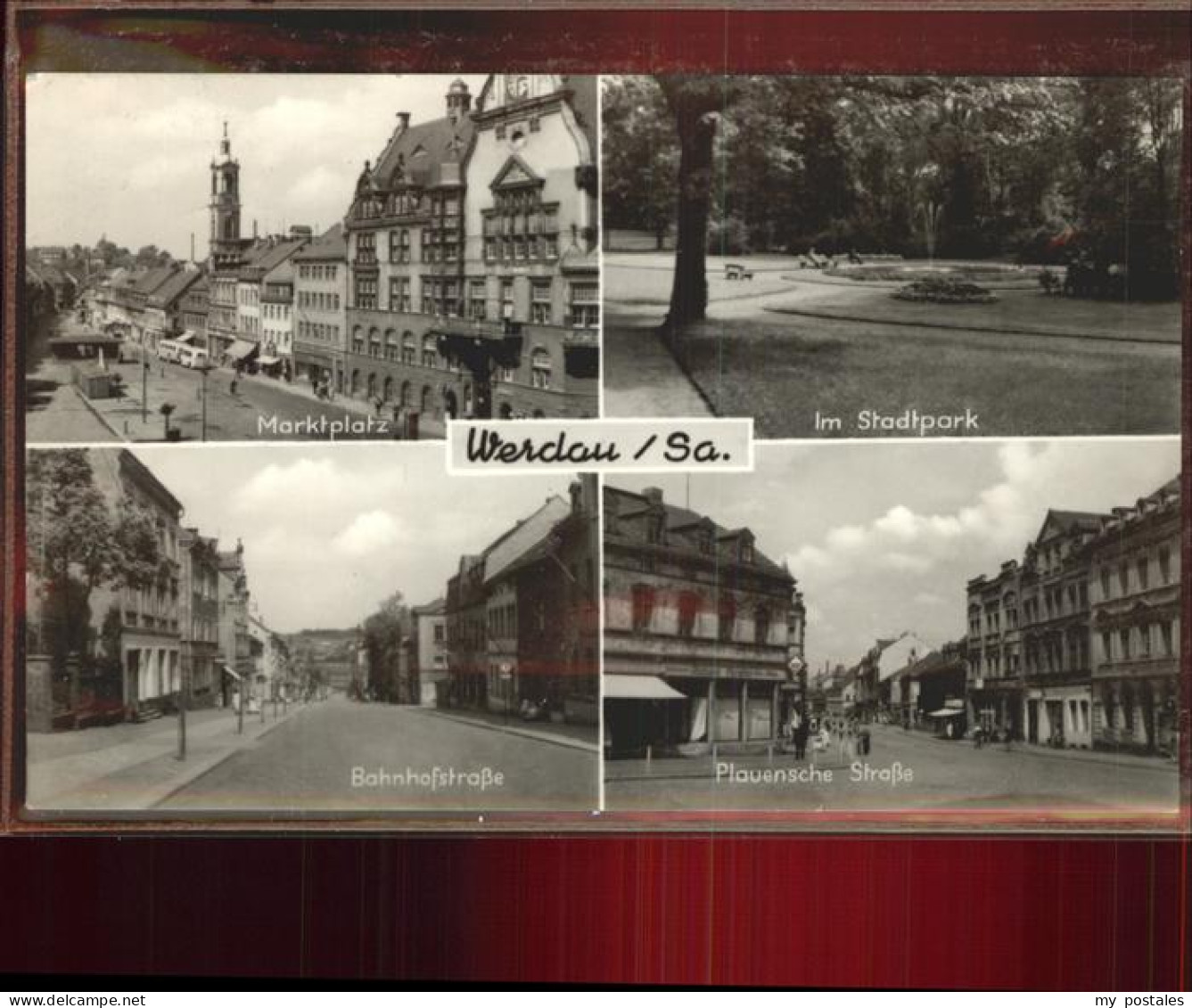 41369108 Werdau Sachsen Stadtpark Bahnhofstrass Plauensche Strasse Werdau - Werdau