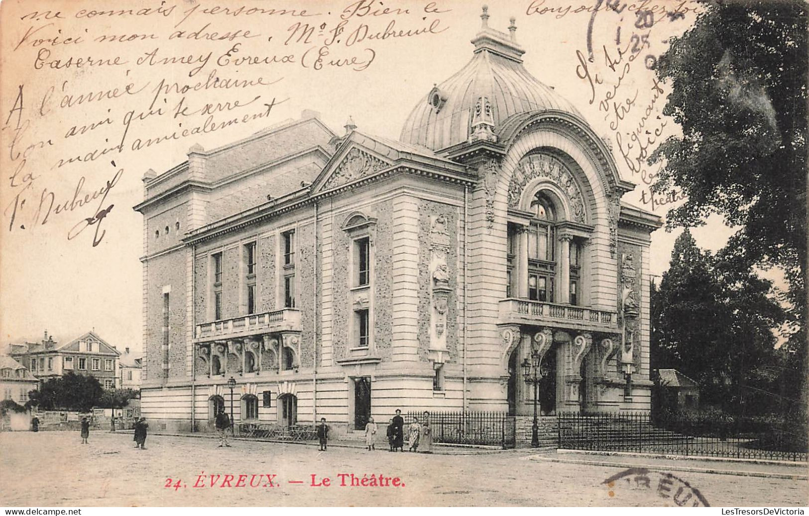 FRANCE - Evreux - Le Théâtre - Carte Postale Ancienne - Evreux