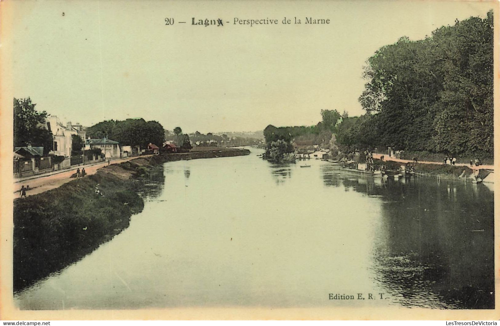 FRANCE - Lagny - Perspective De La Marne - Carte Postale Ancienne - Lagny Sur Marne