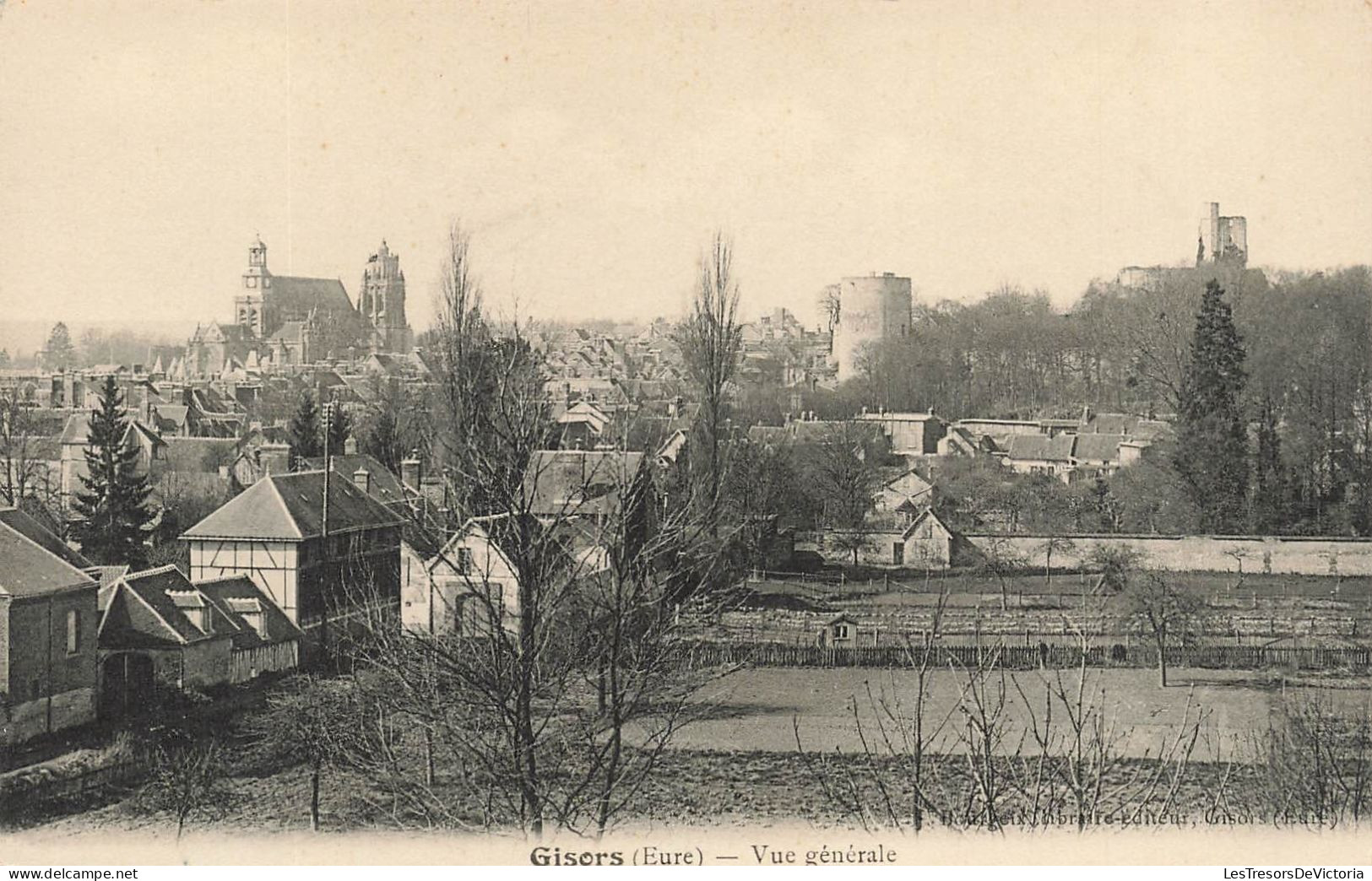 FRANCE - Gisors (Eure) - Vue Générale - Carte Postale Ancienne - Gisors