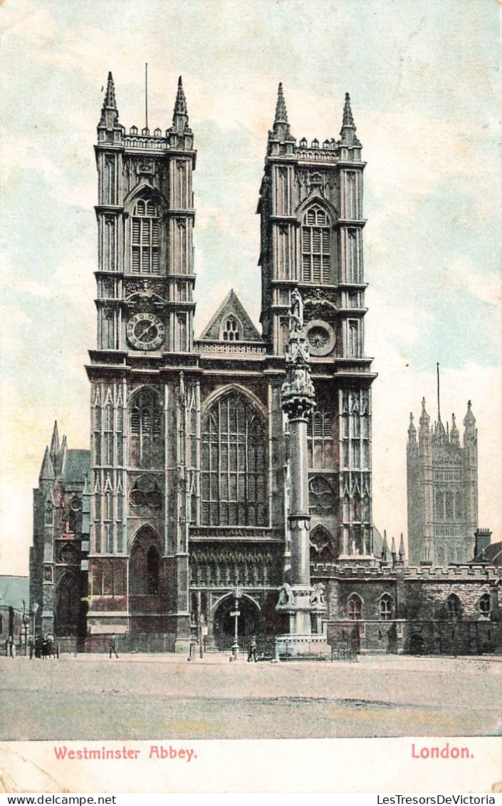 ROYAUME UNI - Londres - Westminster Abbey - Colorisé - Carte Postale Ancienne - Westminster Abbey