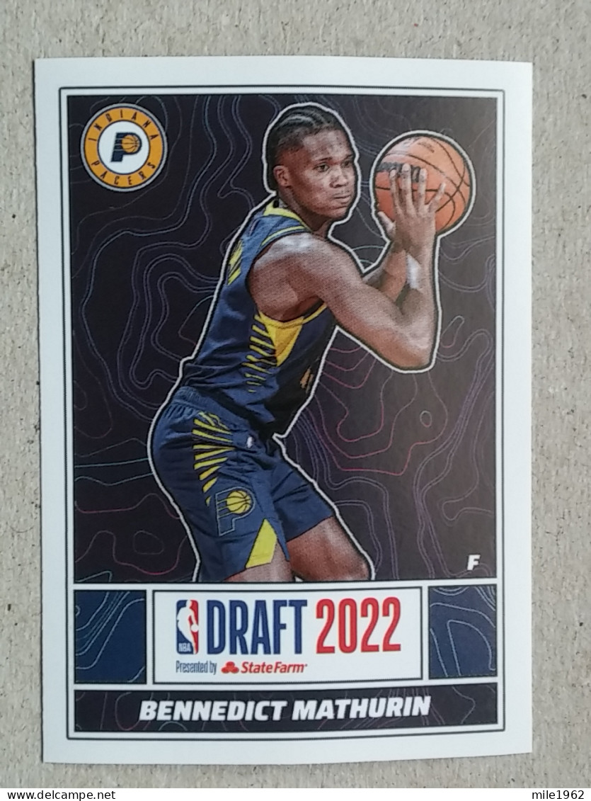 ST 47 - NBA Basketball 2022-23, Sticker, Autocollant, PANINI, No 81 Bennedict Mathurin Draft 2022 - 2000-Aujourd'hui