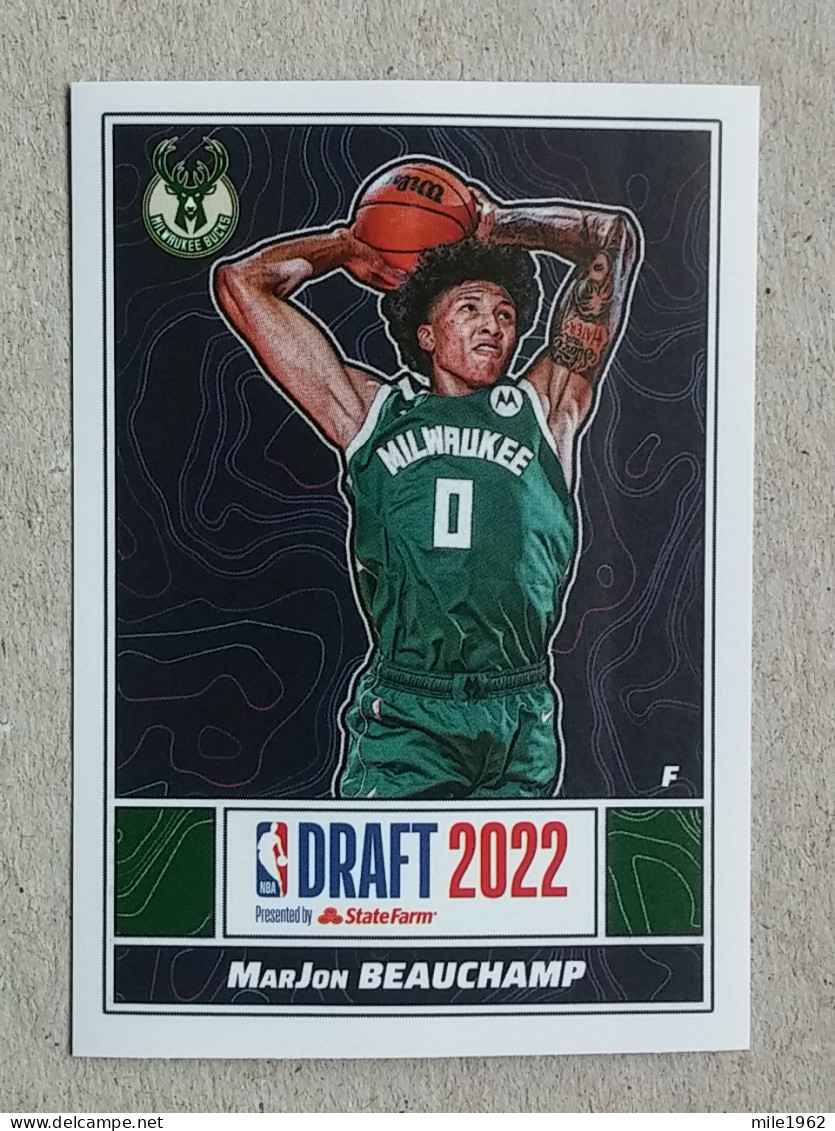 ST 47 - NBA Basketball 2022-23, Sticker, Autocollant, PANINI, No 92 MarJon Beauchamp Draft 2022 - 2000-Aujourd'hui