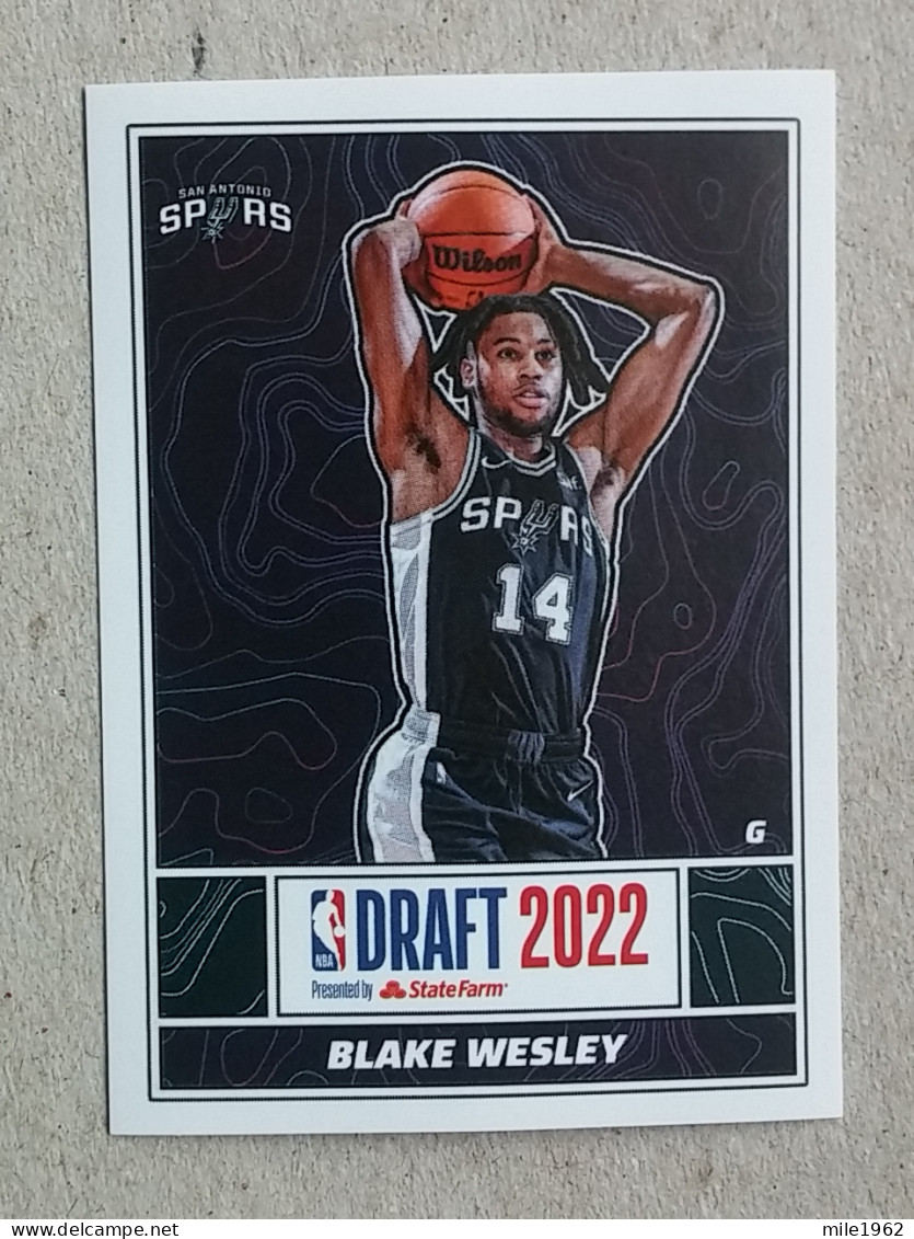 ST 47 - NBA Basketball 2022-23, Sticker, Autocollant, PANINI, No 93 Blake Wesley Draft 2022 - 2000-Aujourd'hui