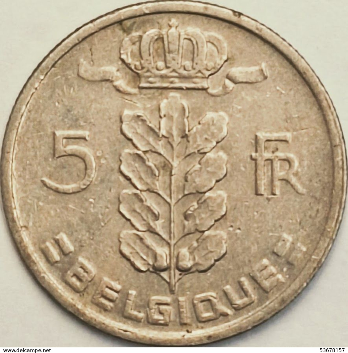 Belgium - 5 Francs 1963, KM# 134.1 (#3168) - 5 Francs