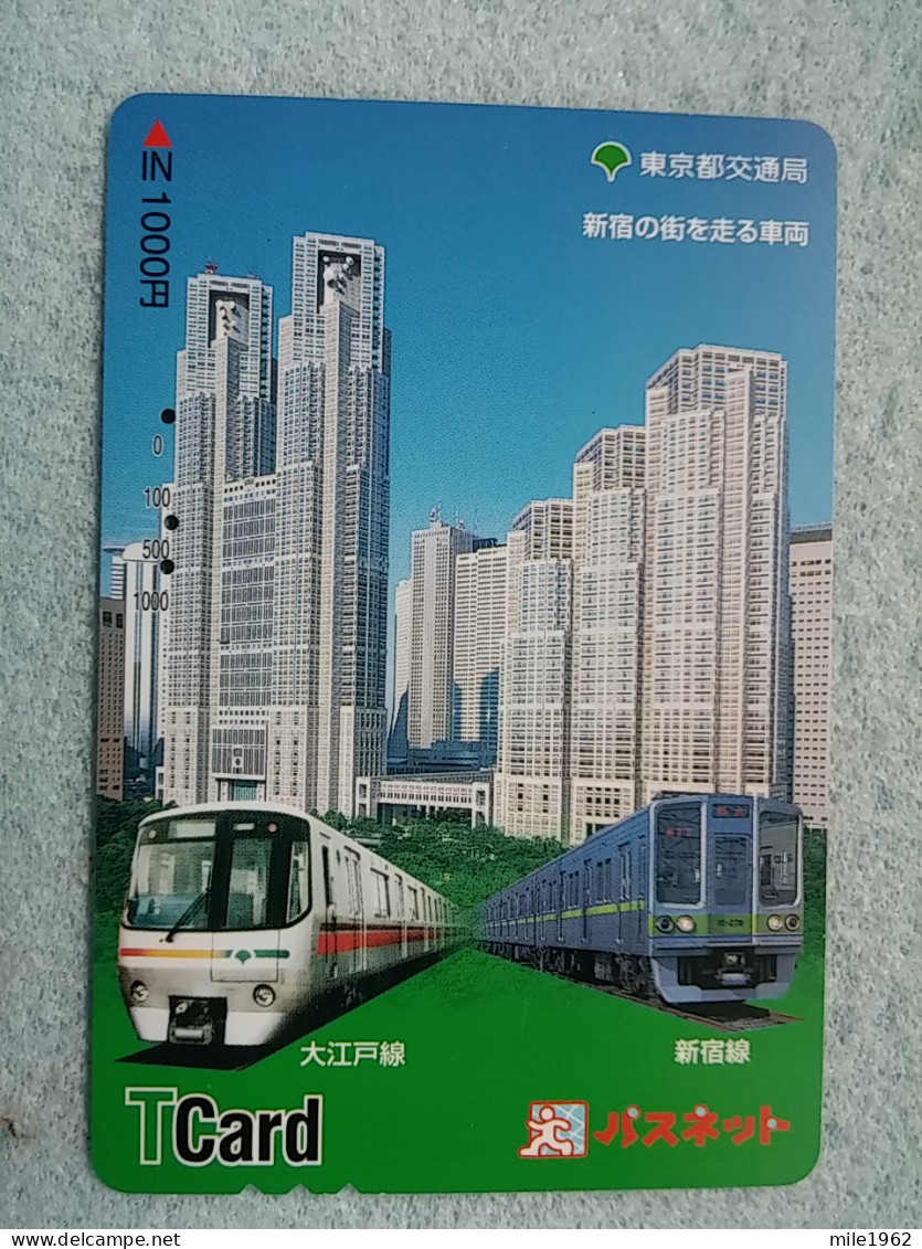 T-604 - JAPAN, Japon, Nipon, Carte Prepayee, Prepaid Card, CARD, RAILWAY, TRAIN, CHEMIN DE FER - Treni