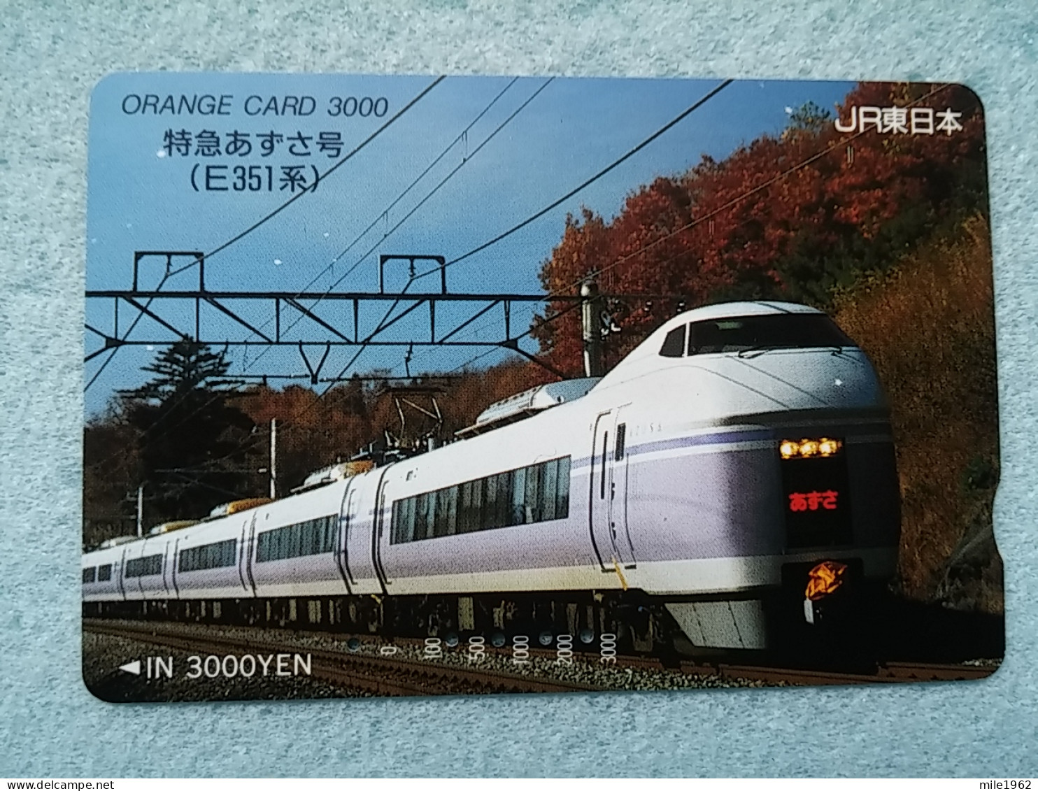 T-604 - JAPAN, Japon, Nipon, Carte Prepayee, Prepaid Card, CARD, RAILWAY, TRAIN, CHEMIN DE FER - Treni