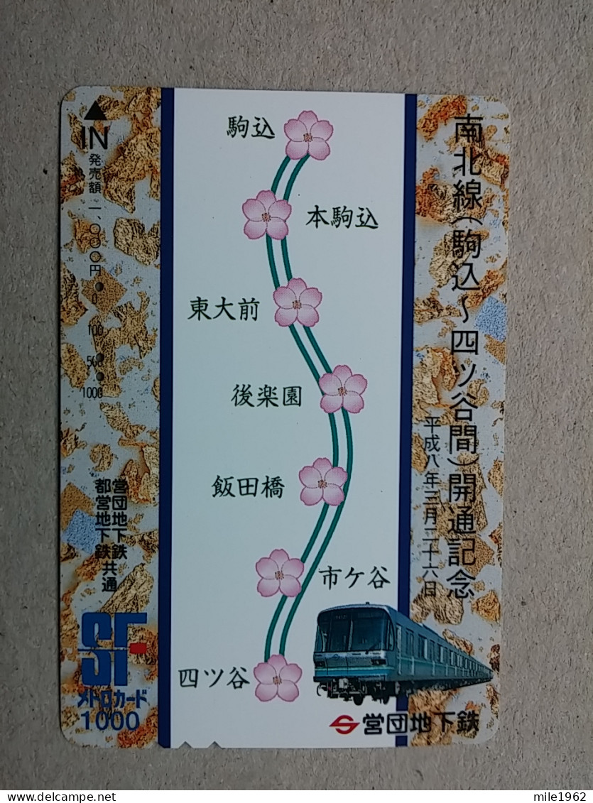 T-604 - JAPAN, Japon, Nipon, Carte Prepayee, Prepaid Card, CARD, RAILWAY, TRAIN, CHEMIN DE FER - Treni