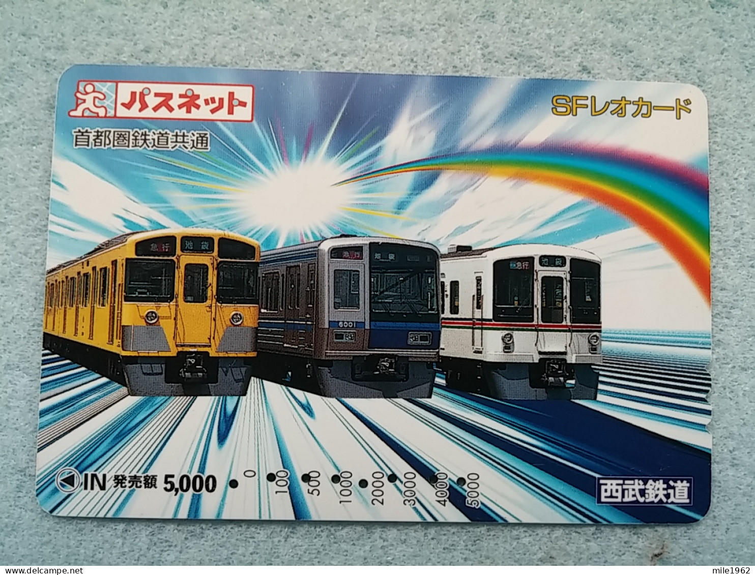 T-604 - JAPAN, Japon, Nipon, Carte Prepayee, Prepaid Card, CARD, RAILWAY, TRAIN, CHEMIN DE FER - Treni