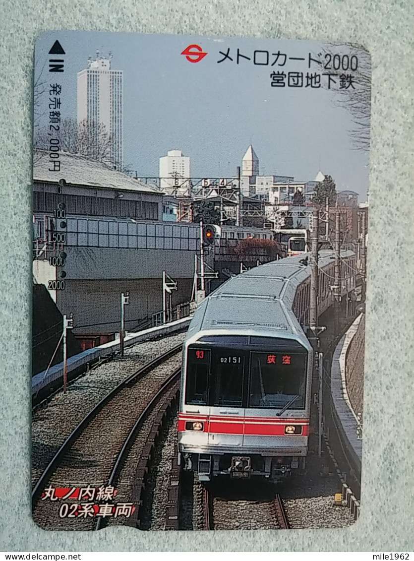 T-604 - JAPAN, Japon, Nipon, Carte Prepayee, Prepaid Card, CARD, RAILWAY, TRAIN, CHEMIN DE FER - Treni