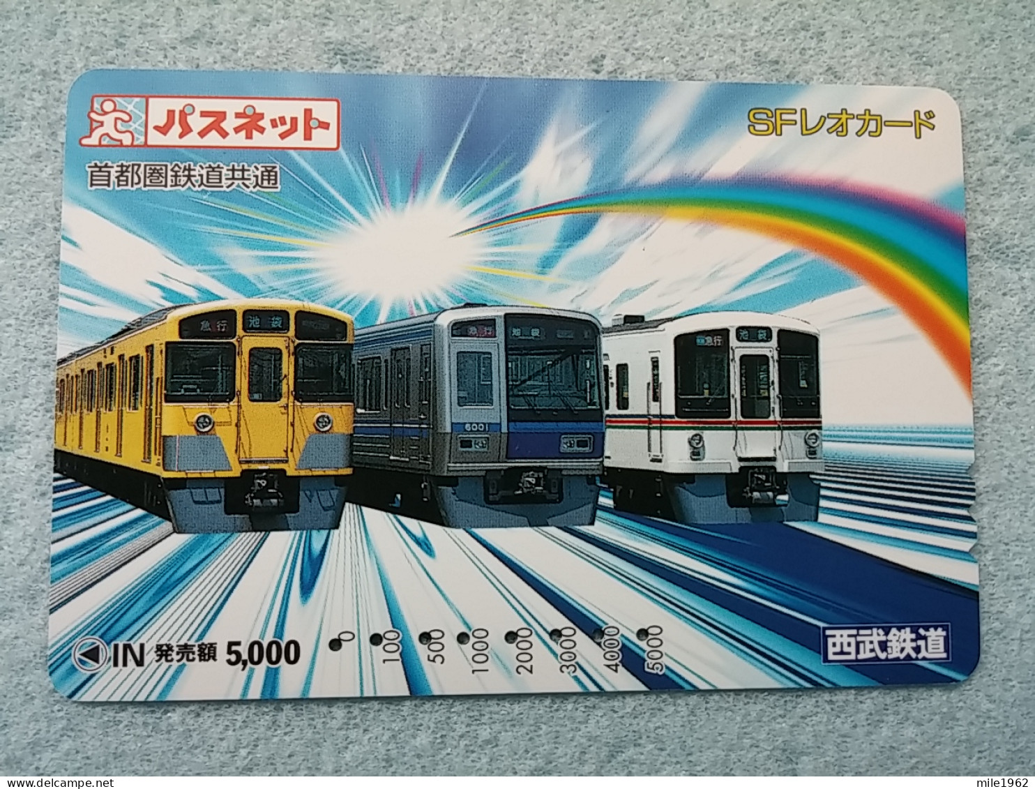 T-604 - JAPAN, Japon, Nipon, Carte Prepayee, Prepaid Card, CARD, RAILWAY, TRAIN, CHEMIN DE FER - Treni