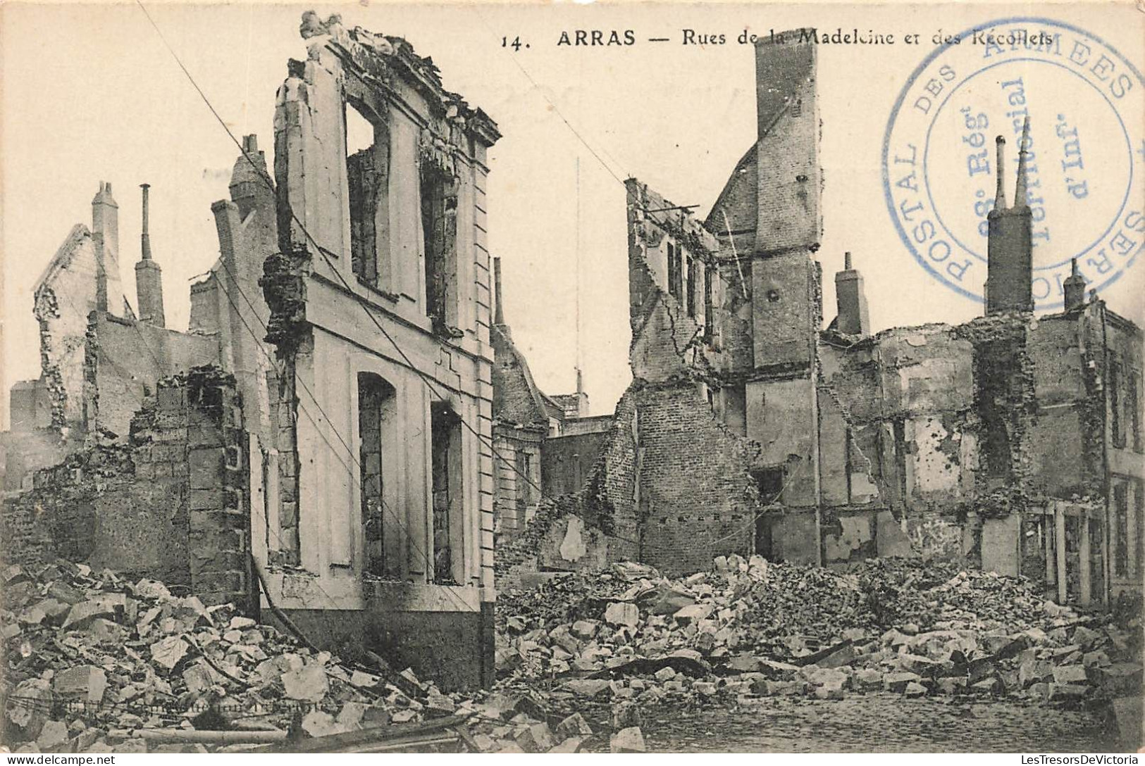 FRANCE - Arras - Rue De La Madeleine Et Des Récollets - Carte Postale Ancienne - Arras