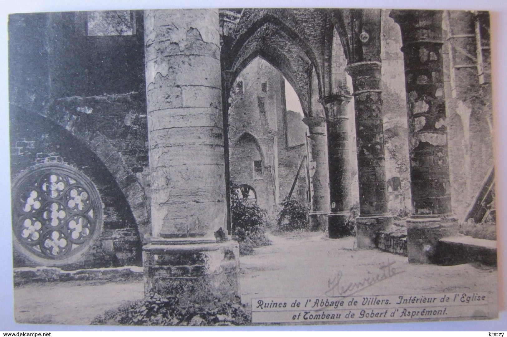 BELGIQUE - BRABANT WALLON - VILLERS-LA-VILLE - L'Abbaye - L'Eglise - Tombeau De Gobert D'Asprémont - 1907 - Villers-la-Ville